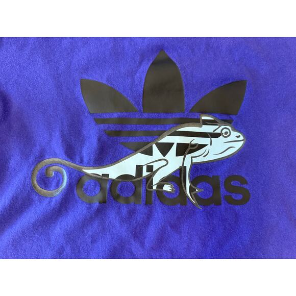 ADIDAS Frog Purple tee T-Shirt Top Size S TCU Texas Christian University - Picture 2 of 5